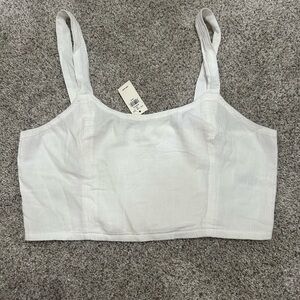 Aerie White Crop Top
